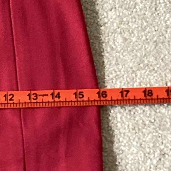 Pre-loved Diane von Furstenberg Red Pencil Skirt - UK Size 6-8 - Picture 16 of 17